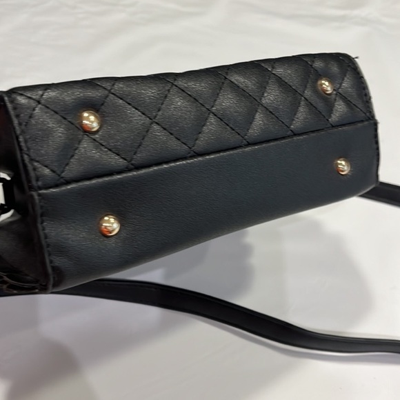 Fashion crossbody bag gold studs quilted - Picture 3 of 11